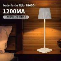 Lámpara De Escritorio LED Táctil Recargable Sin Cable 3 Colores Luz Ambiente Creativa Para Hotel Bar Habitación - details 2