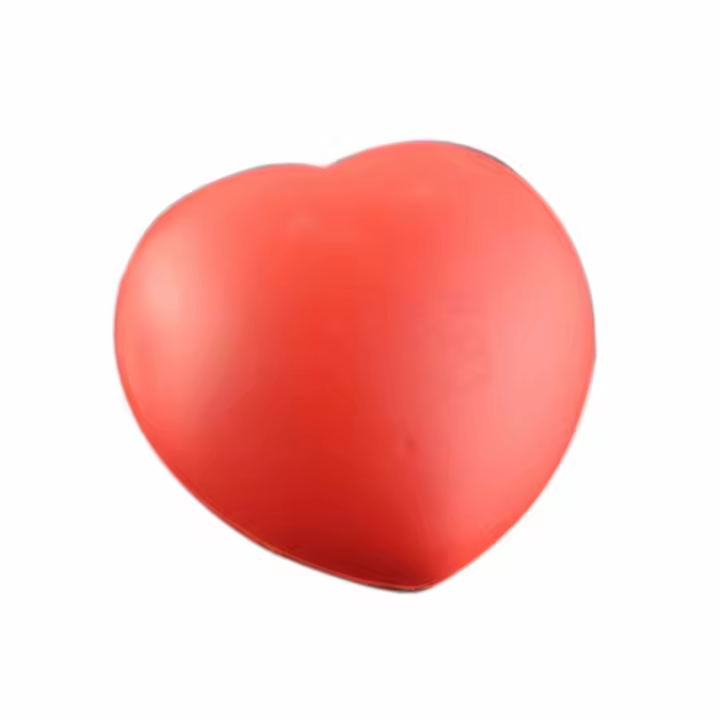 Bola De Alivio Del Estrés En Forma De Corazón Pequeña Bola De Esponja Elástica Para Ejercicio Y Relajación De Mano - 1