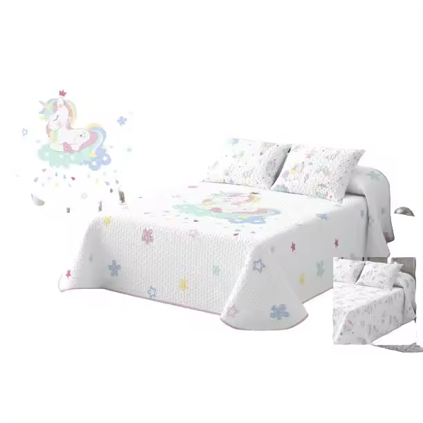 Purpura Home - Colcha bouti Estampada Reversible SABANAS HOTEL - 1