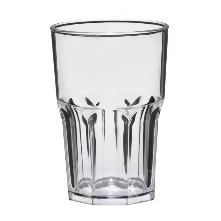 Oro Plast vidrio Granity San 425 Cc transparente 5 piezas - 1