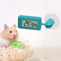 Termómetro Y Higrómetro Digital Para Reptiles Con Ventosa Accesorios Para Terrario Medidor De Temperatura Y Humedad - details 7