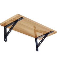 2pcs Soporte De Estante De Metal En Forma De L 6/8/10/12 Pulgadas Para Decoración De Hogar Expositor De Esquina Fortalecida Bracket De Ángulo Recto - details 4