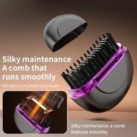 Planchas de pelo inalámbricas Cepillo de aire caliente Plancha de pelo con peine caliente de iones negativos Calentamiento rápido de 30 s Diseño cerámico y antiescaldaduras para todo tipo de cabello Recargable por USB - details 0