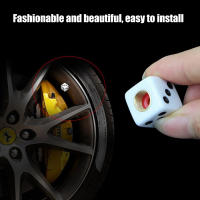 AUTCOAT 4/8Pcs Dice Tire Valve Stem Caps Universal Plásticos Cubierta Para Válvula De Neumáticos De Coche/Moto/Ciclo - details 0