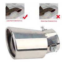 Accesorios De Coche Estilo Universal Tubo De Escape De Acero Inoxidable Para Mejora Del Coche DIY Sistemas De Escape - details 4