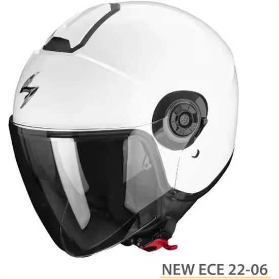 SCORPION EXO-CITY II SOLID BLANCO CON GAFAS ECE 22.06 - 1