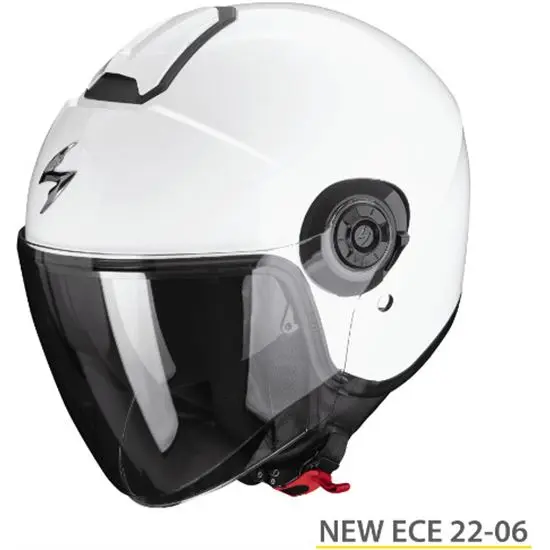 SCORPION EXO-CITY II SOLID BLANCO CON GAFAS ECE 22.06 - 1
