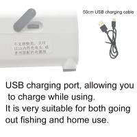 Bomba De Oxígeno Para Acuario USB Silenciosa Y Ajustable Aerator Compressor Para Tanque De Peces Portátil Para Pesca Al Aire Libre - details 5