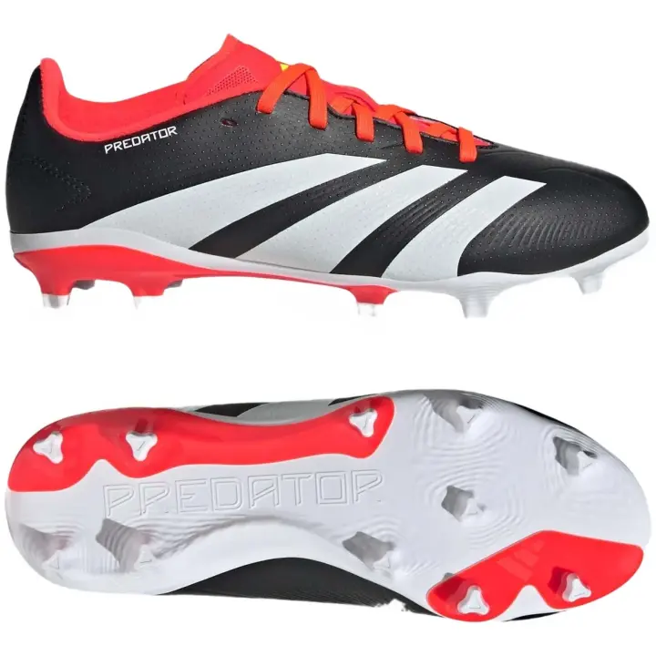 Botas de Futbol Adidas Predator League Fg para niños unisex en color negro - 1