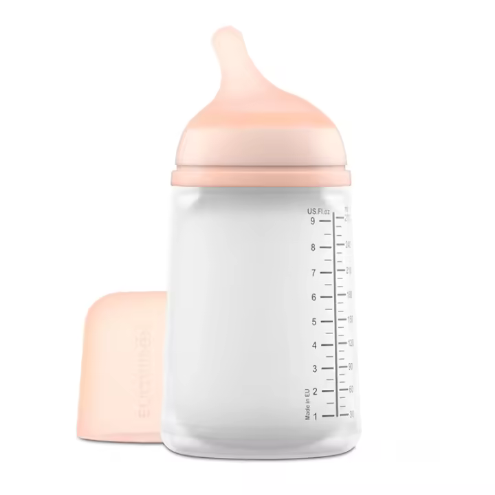SUAVINEX BIBERON ZERO ZERO ANTICOLICO 270ML SILICONA +3M FLUJO MEDIO - 1