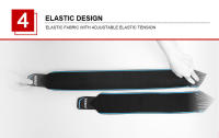 AOLIKES Soporte De Tobillo Ajustable En Nylon Transpirable Materiales Elásticos Y Cómodos Para Deportes 1 Pieza - details 6