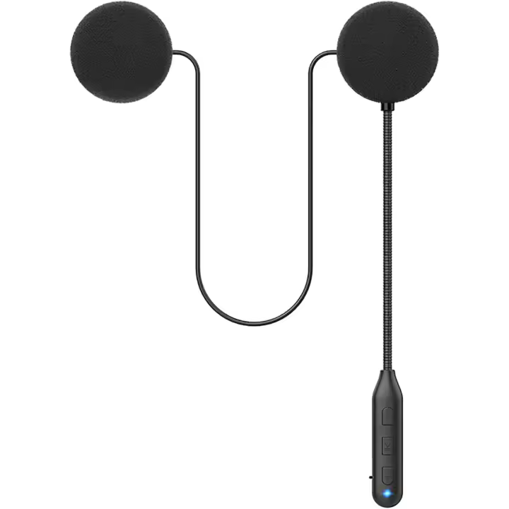 Motorcycle Bluetooth 5.2 Headphones Bluetooth Stereo Music and Voice Microphone Soft Cable Earphone  Universal Helmet Audio System - 1