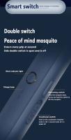 Lampara Repelente De Mosquitos Recargable USB Portátil Con Luz UV Y Eliminador De Insectos 3000V Para Exterminio De Mosquitos - details 11