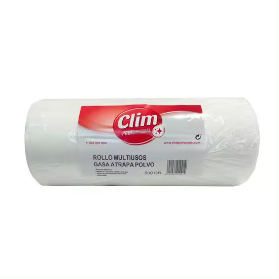 Clim Profesional Rollo de Gasa Mopa Atrapapolvo Clim Profesional 37 Metros - Alta Calidad - 1
