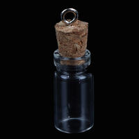 10Pcs Mini Botellas De Vidrio Pequeñas Viales Con Tapa De Turrón Multiusos De Alta Calidad Y Nueva Condición Jars Para Cosméticos Y Materiales Químicos - details 2
