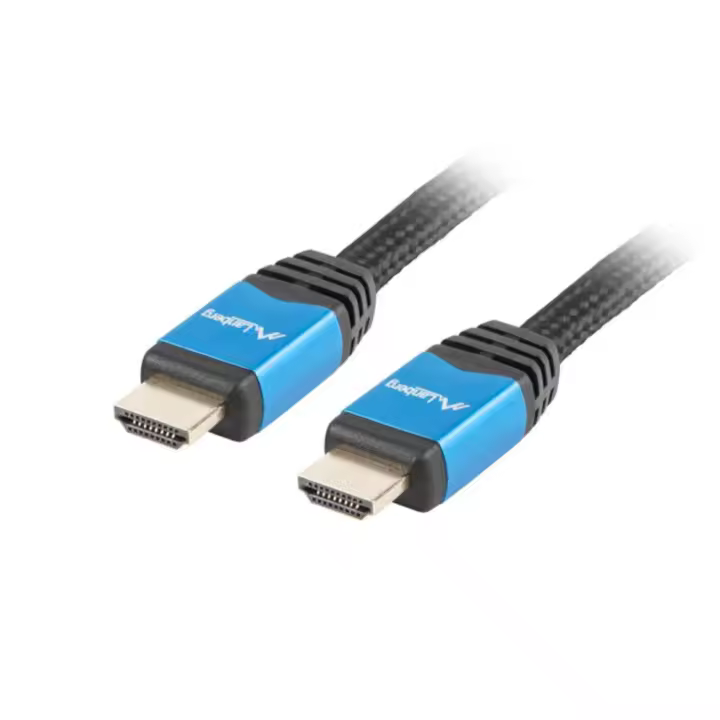 CABLE HDMI LANBERG MACHO/MACHO V2.0 CU 4K PREMIUM 3M NEGRO - 1