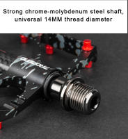 Pedales De Bicicleta PROMEND MTB Ultra-ligeros Con 3 Rodamientos Fibra De Carbono Colorido Eje Tubo Accesorios De Bicicleta Para Carretera Y Montaña - details 10