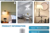 Soporte De Luces E27 Con Control Remoto Inalámbrico Para Bombillas LED Base De Lámpara Colgante Con Timer Inteligente Para Ceilinador - details 4