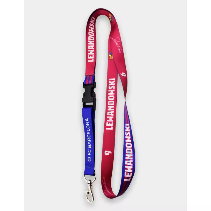 Lanyard Barça Lewandowski - Producto Oficial del FC Barcelona - 1