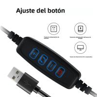 Lámpara De Mesa LED Moderna Y Creativa 3 Colores Ajustable Para Dormitorio Sala De Estar Oficina Decoración De Luz De Lámpara De Mesa - details 5