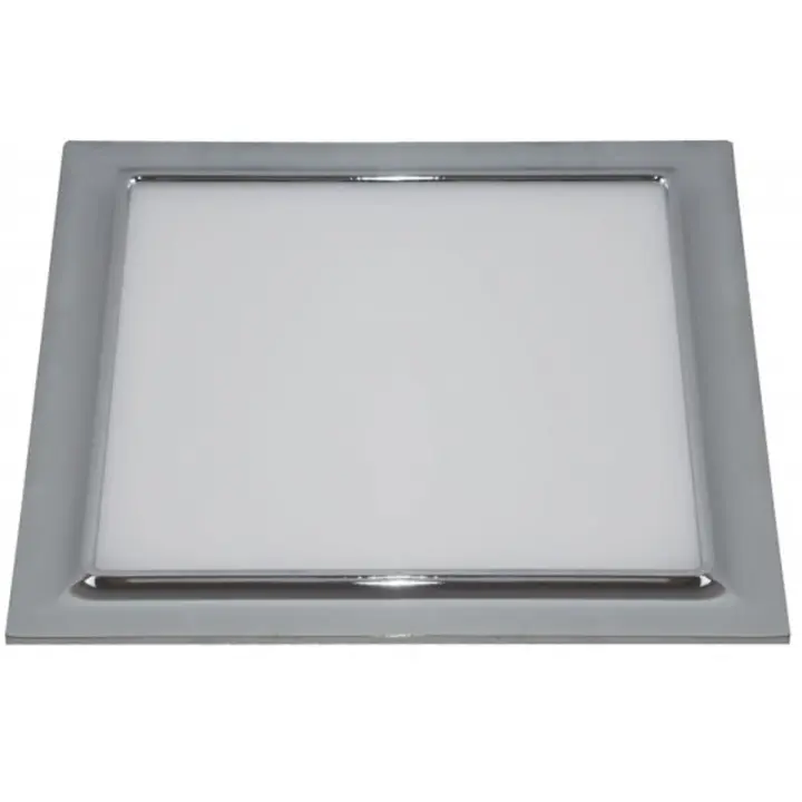 FABRILAMP Downlight 16w 3000k Ventura Cromo 1280lm 18x18 - Alta Luminosidad - 1