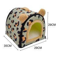 Casa De Mascotas Plegable Confortable Para Todas Las Estaciones Cama Para Gatos Y Perros Con Almohadilla Desmontable Y Lavable Tamaño Grande Para Mascotas Pequeñas Y Medianas - details 5