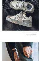 Zapatos De Hombre Casual Zapatillas Deportivas Verano Plataforma Moda Lujo Skate Tenis Cuero Zapatos De Correr Al Aire Libre Talla Verdadera - details 12
