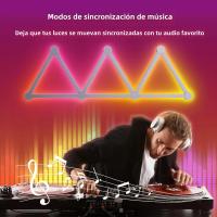 Lámpara De Pared Inteligente WIFI LED RGBIC Barra De Luz DIY Decoración De Ambiente Para Dormitorio Y Sala De Juegos Iluminación Nocturna Con Música Y TV - details 5