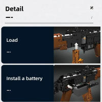 Juguetes De Construcción Para Niños AK-47 Múltiple Bloques De Plástico Compatible Con Lego Regalo Para Niños Y Adultos - details 9