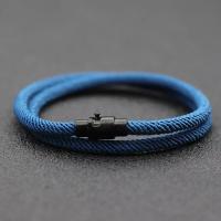 Pulsera De Hombre Estilo Simple Doble Capa Accesorios Para Novio Cierre Magnético Pulsera De Hilo Rojo Joyas De Moda Para Oficina/Carrera - details 7