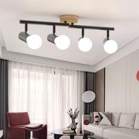 Lámpara De Pared Ajustable En Ángulo Para Dormitorio Y Sala De Estar LED Retro De Madera Elm Iluminación Multilámpara E27 Moderna Y Simplicidad - details 2