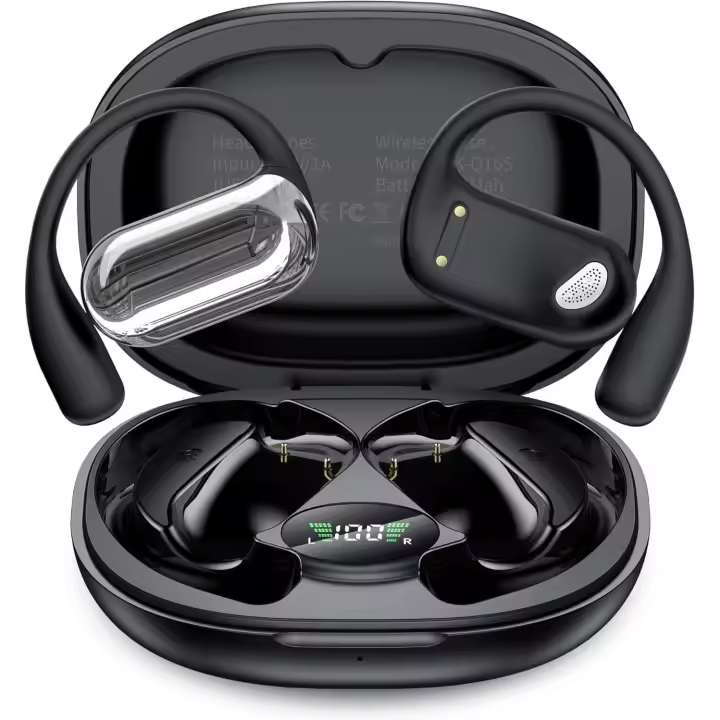 Auriculares abiertos - Auriculares Bluetooth 5.4 para correr, deportivos ultra cómodos, con sonido estéreo inalámbrico. - 1