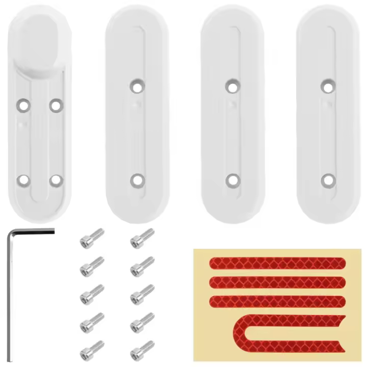 Cubierta De Rueda Reflectante Para Seguridad De Scooter Eléctrico Xiaomi pro 1S M365 Protector De Capa De Hepa Partes De Eje Delantera Y Trasera - 1