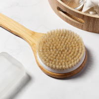 Cepillo De Cuerpo Para Ducha Con Mango Largo Y Lanyard Cepillo De Baño Suave Para Hombre Y Mujer Limpieza Personal Ecologico - details 0