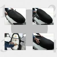 Cubierta De Asiento De Motocicleta Transpirable Verano Fresca 3D Malla Antideslizante Para Moped Moto Scooter Protección Red - details 5