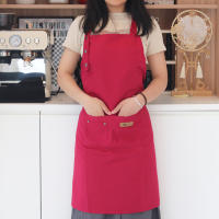 Bib Apron Ajustable De Moda Para Cocina Con Bolsillos Impermeable Y Antiaceite Para Chef De Restaurante Trabajo En La Cocina Uniforme De Barbero Para Hombres Y Mujeres - details 15