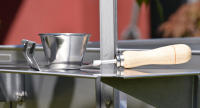 Barbacoa acero inoxidable 980. Medida: 34x104x57cm. 980B Baluja - details 3