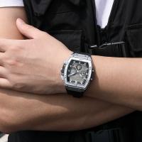 Reloj para hombre con diseño de barrileta, Esfera Hueca, Al mejor precio. - details 2