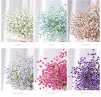 3/5/10pcs Flores Artificiales De Gypsophila Para Arreglo De Bodas Decoración Del Hogar DIY Flores Falsas Para Bouquets - details 5