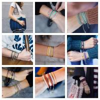 Pulsera De Hilo Tejido a Mano En Colombia Para Mujeres Y Hombres Joyería Bohemia Amistad Regalo Pulsera De Tela Colgante - details 0
