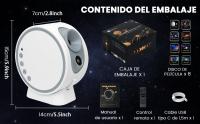 Proyector Estrellas, 8 Discos de Película HD con Lente Ajustable, Proyector de Planetas con Altavoz Bluetooth, 12 Ruido Blanco para Dormir, Ideal para Decoración Habitación, Regalo Festival - details 5