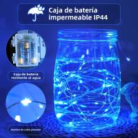 Luces De Navidad De 200m Cadena De Fairy Mini LED Impermeable Para Decoración De Jardín Exterior Árbol De Navidad Regalo Ornamento 2024 - details 5