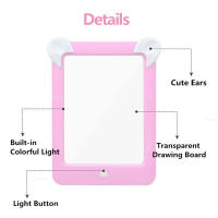Tablet De Dibujo Magicpad Para Niños Tablero De Espejo LED Para Dibujar Y Escribir Juguete Educativo De Plástico Sin Batería Apto Para Edades 3-12 - details 15