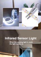 Tira De Luz LED Con Sensor De Movimiento 1M-5M Para Armario Cama Escalera Iluminación De Gabinete Operada Por Batería - details 3