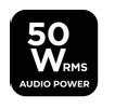 AIWA ASP-A200BR Altavoces Active BookShelf 2 x 25W RMS color Madera - details 0