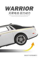 Modelo De Coche De Aleación De Metal Rolls Royce Phantom Sedán 1:36 Con Sonido Y Luz Juguete De Colección Para Niños Regalos - details 3