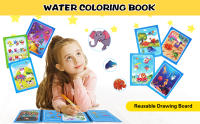 Libro De Dibujo Reutilizable Juguete Educativo Para Niños Regalo Para Cumpleaños Halloween Navidad Y Pascua Sin Paints Material Cartón - details 0
