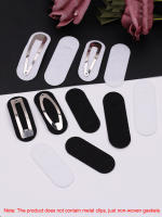 100PCS Clips De Tornillo Ovalados No Tejidos Pads De Lona Para DIY Joyería De Cabello Herramientas De Trabajo Con Manos - details 6