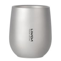 Taza De Acero Ligeramente Doble Para Exteriores Y Camping 120ml Taza De Agua Y Té Para Senderismo Y Uso Doméstico En Oficina Material De Titanio - details 0