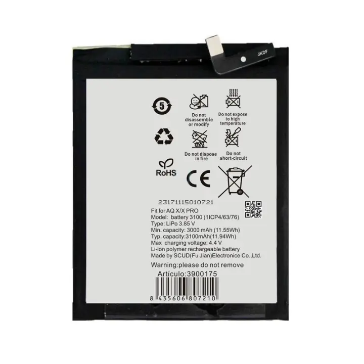 TODOBARATO 24HORAS Bateria Para BQ Aquaris X - X Pro 3100mAh 11.55WH - 1